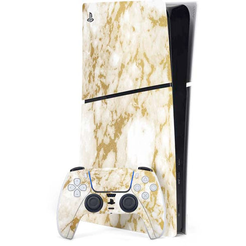 Basic Marble PS5 Slim Digital Edition Console Skin